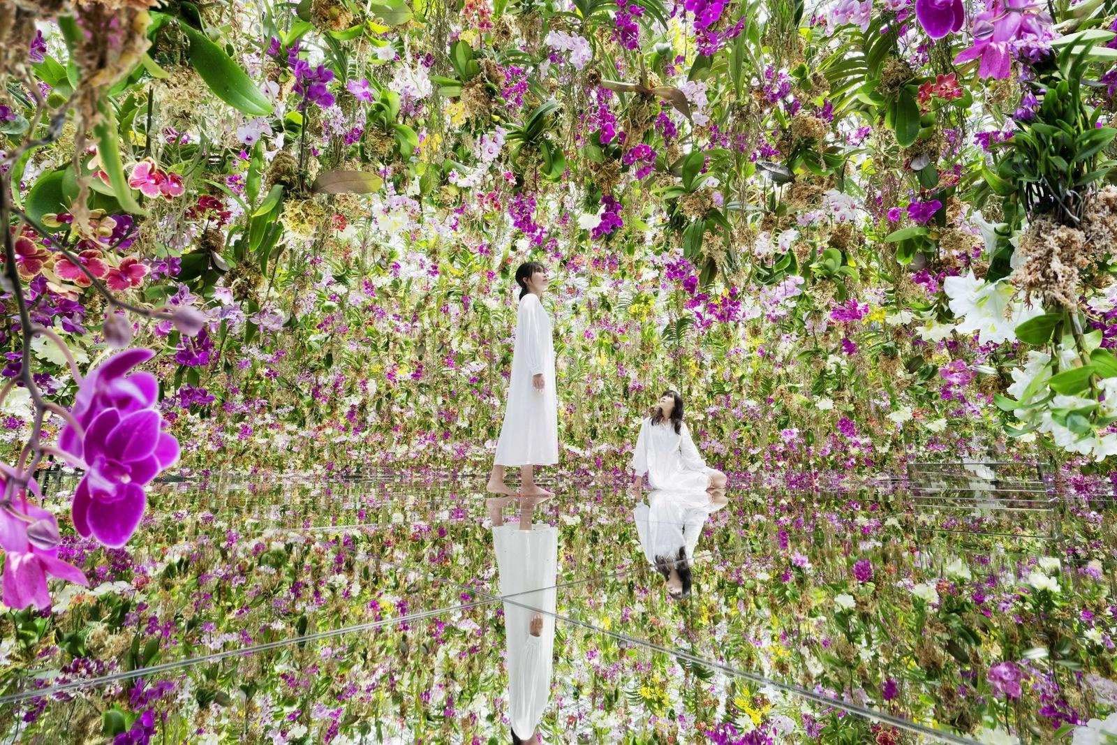 Фотка с <a href="https://www.teamlab.art/e/planets/">официального сайта</a>, я снова забыл сфоткать, но оно реально выглядит именно так! И японцы тоже фоткаются именно в таких позах